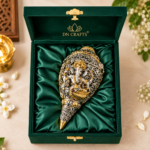 DN Crafts German Silver Ganesha Shankh