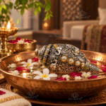 DN Crafts German Silver Ganesha Shankh | Lord Ganesha Decorative Conch with Traditional Carved Design | Pooja & Home Temple Décor | Diwali, Ganesh Chaturthi & Festive Gift - Image 7